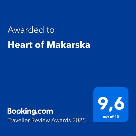 Апартаменты Heart Of Макарска Экстерьер фото