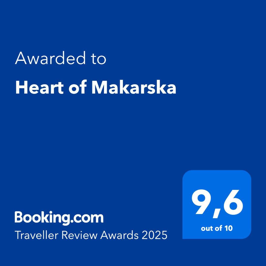 Апартаменты Heart Of Макарска Экстерьер фото